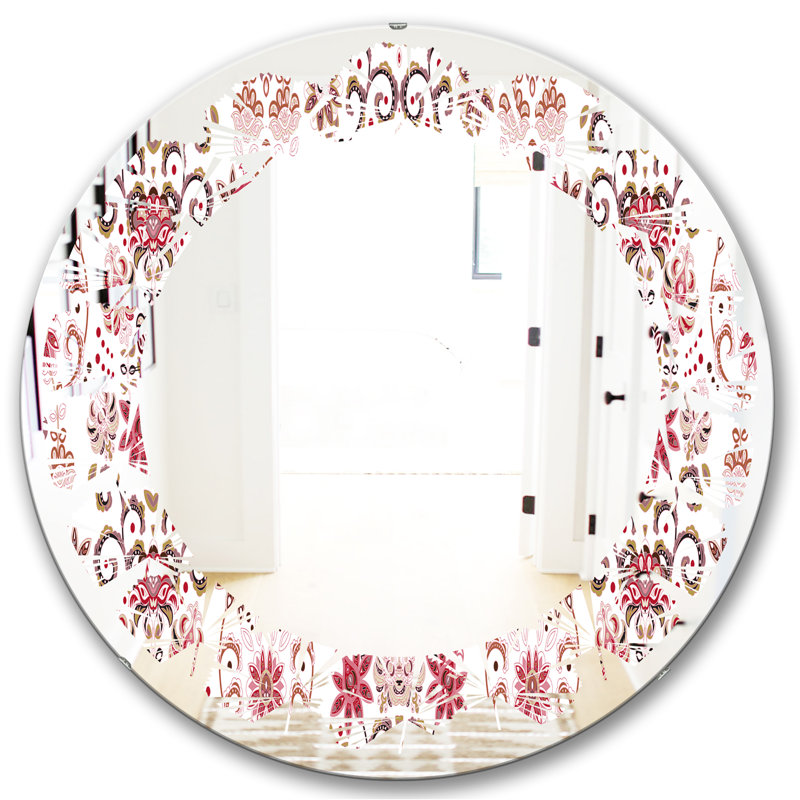 Miroir mural Leaves, H 23,6 po x l 23,6 po