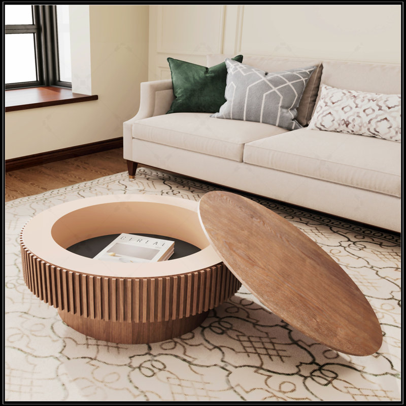 Table basse 31,5 po, Noyer