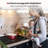 30 in. 5 Elements Radiant Electric Cooktop, Built-in Black Ceramic Glass Stove Top with Dual Size Power Burner