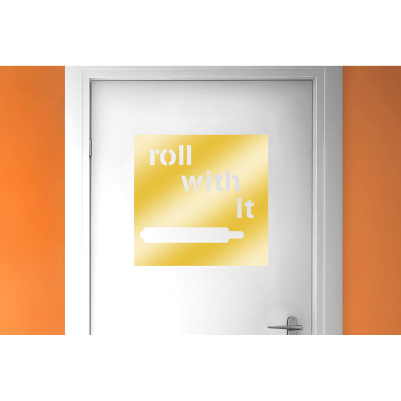 Wall Decal, Shiny Gold