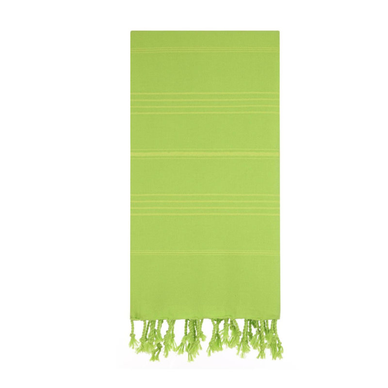 Themroc Turkish Cotton Sand Free Beach Towel, Pistachio Green