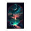 Art mural sur toile tendue - Art mural «Andromeda Beach» Wumples pour le salon, la chambre à coucher ou le bureau - 22 x 32