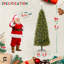 Sapin de Noël artificiel 7,5 pi, sapin Fraser, pré-articulé, avec 350 lumières DEL et 1188 pointes-233787659