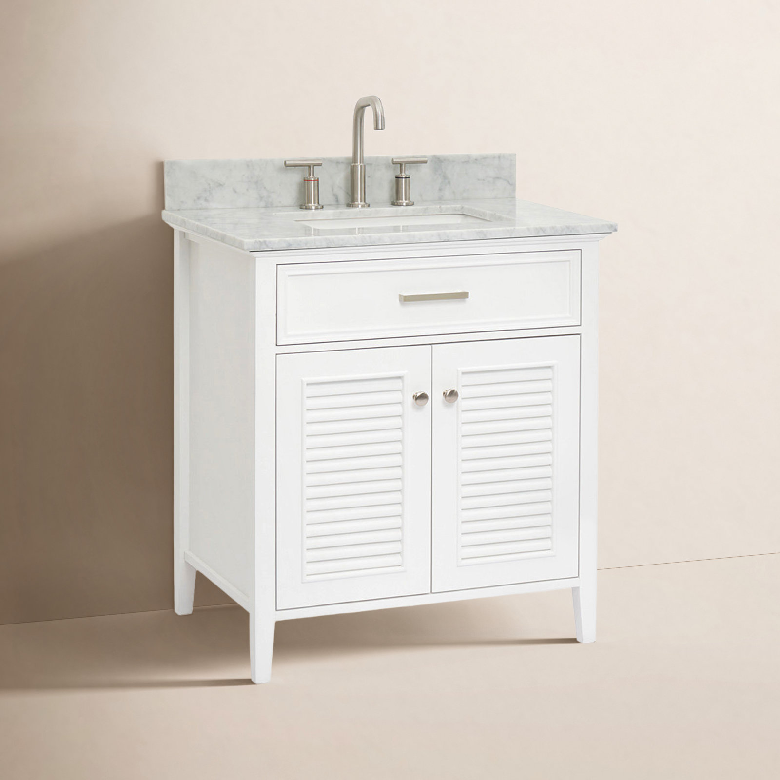 31'' Single Bathroom Vanity, White