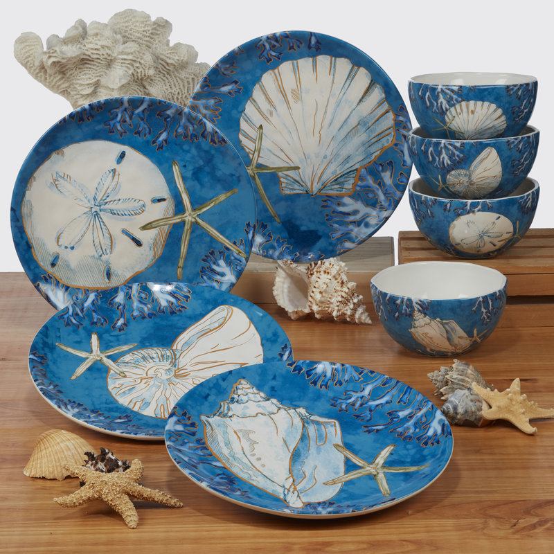 Certified International Playa Shells Rectangular Platter