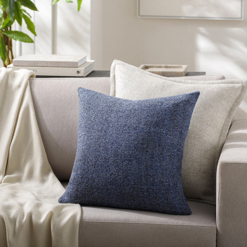 Amalfi Boucle Throw Pillow, 18" x 18", Pillow Cover Only - No Insert, Green