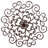 Traditional Plants & Flowers Wall Decor on Metal