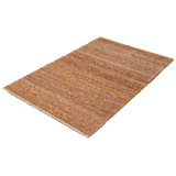 Tapis unique en laine nouvel âge brun Iagulli 5 pi x 7 pi 10 po Iagulli
