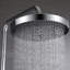 Système de douche à 3 fonctions avec pomme de douche à pluie, douchette et bec de baignoire avec inverseur à bouton-poussoir-133448331