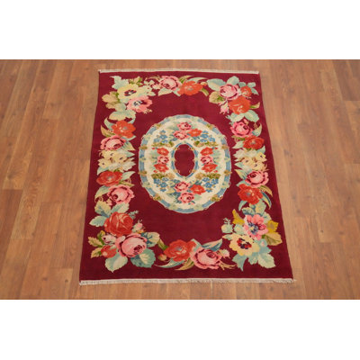 Vegetable Dye Traditionbal Oriental Rug 3x3