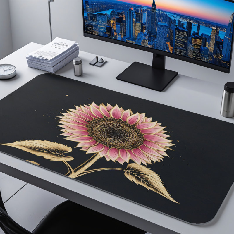 Polyester Desk Pad, 23.6x13.8