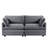 Redenius 76.8'' Upholstered Corduroy Reception Loveseat-98918135