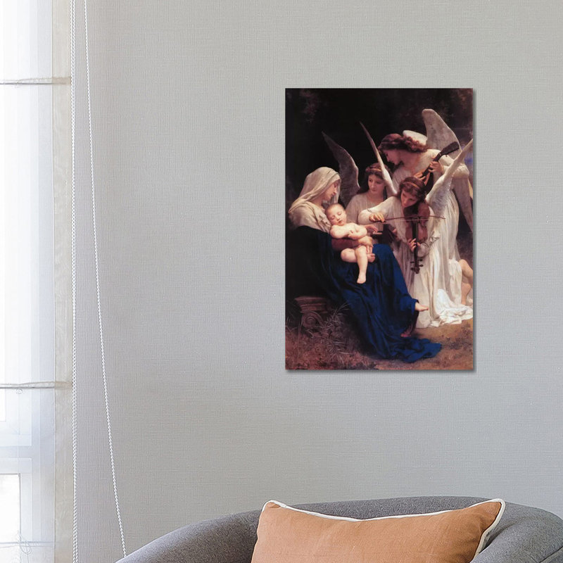 Song Of The Angels by William-Adolphe Bouguereau - Wrapped Canvas Print, 66.04 cm H x 45.72 cm W x 1.91 cm D
