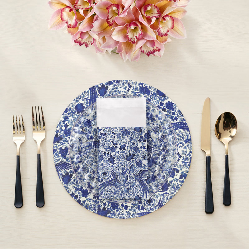 Royal Delft Inspiration Cotton Sateen Dinner Napkins