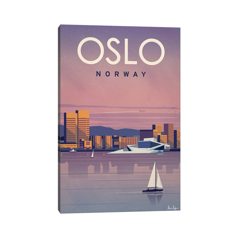 Oslo - Wrapped Canvas Print, 101.6 cm H x 66.04 cm W x 1.91 cm D