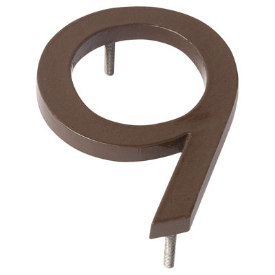 Numéro de maison à fixation flottante 24 po