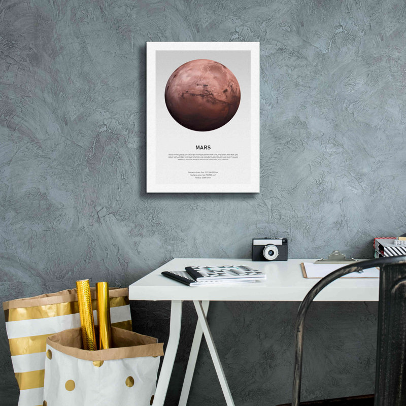 «Mars Light» par Design Fabrikken, H 16 po x l 12 po x P 0,75 po