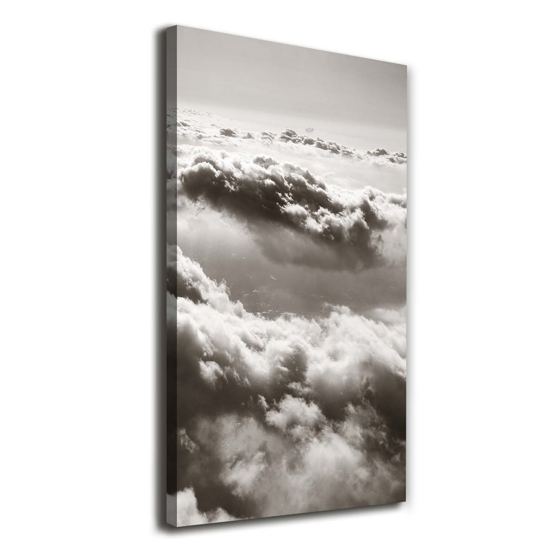 Flug über die Wolken - Kunstdrucke auf Leinwand - Wrapped Canvas