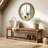 Wood Entryway Bench with Storage