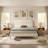 Arula Upholstered Solid Wood Queen Bed