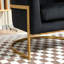 Fauteuil d'appoint rembourré de luxe avec cadre en velours, fauteuil de coiffeuse polyvalent et polyvalent pour l'intérieur et la maison