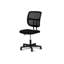 Chaise de bureau avec dossier en filet noir - Capacité de poids confortable et fonctionnelle de 250 lb pour un déplacement facile dans la charge de siège réglable
