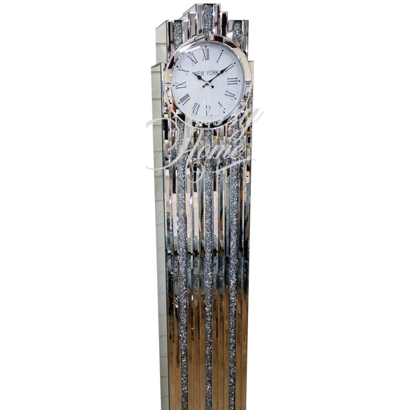 Aquila 189cm Glass Grandfather Clock