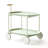 Moon Kitchen Storage Cart Nordic Internet Mobile Trolley, Double - Layer Design For Large Storage, T Shaped Structure, Artsy Style, Beech Wood Tone, Abs + Steel  Q235 Shelf And , Simple Design, 0