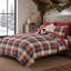 Ensemble de courtepointe 3 pièces à carreaux bleus Nicholas de Greenland Home Fashions-133132626