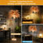 Lampe sur pied en plumes d'autruche Fluffy