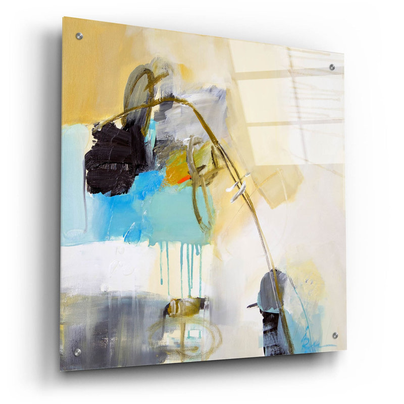 Ivy Bronx «Sans titre 24» par Ira Ivanova, art mural en verre acrylique, H 24 po x l 24 po x P 0,2 po