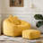 Bean Bag Chair withFootstool-427086689