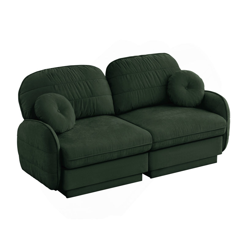 Canapé Chenille Cloud, Vert