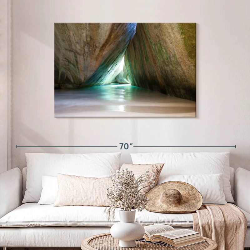 Gillard Baths Boulder Passage, H 30 po x l 45 po