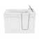Captains Series 53'' x 26'' Walk-in Soaking Fiberglass Bathtub with Faucet