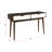 Vyara Espresso and White 2-drawer Sofa Table