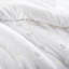 Édredon ultraléger ultraléger pour lit simple / simple TG avec coussin décoratif blanc / or 3 pièces-118753961-118753962