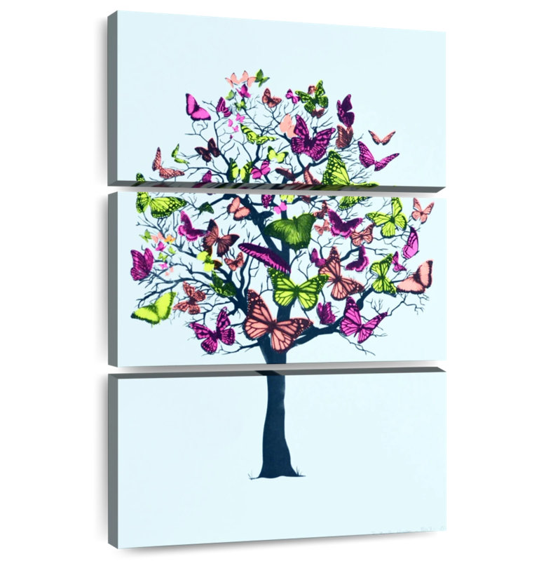 Harnek Butterfly Blossom, 65" H x 42" W