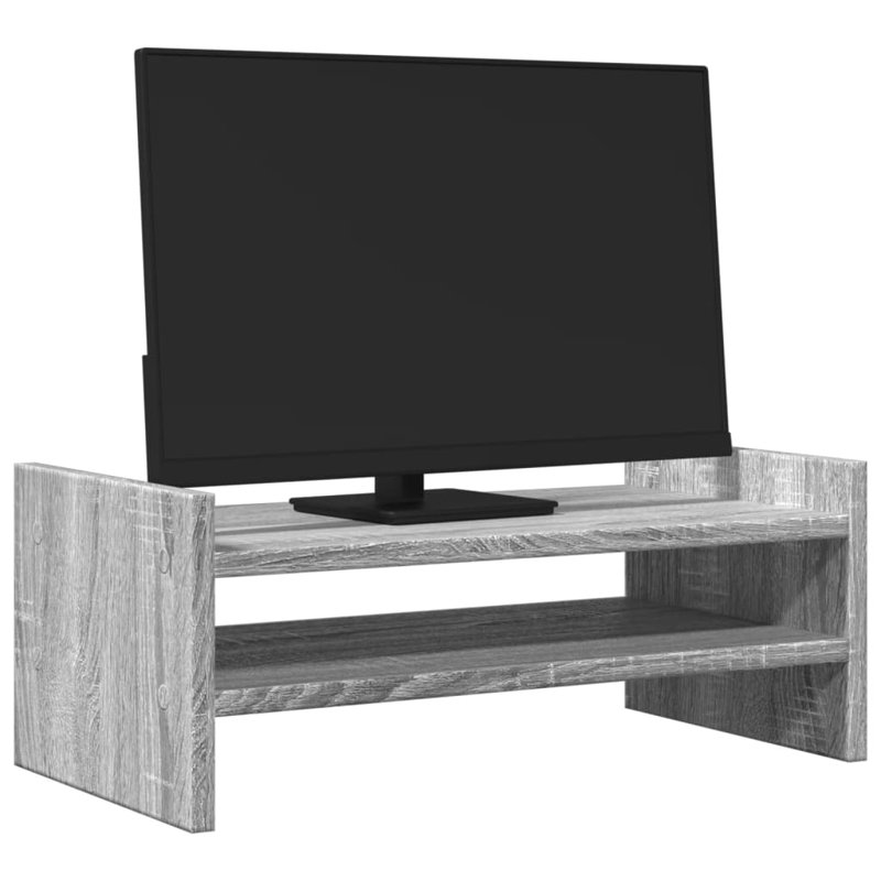 Shirleyan Manufactured Wood Monitor Stand, Grey Sonoma