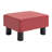 Ottoman Foot Rest Small Foot Stool with Faux Leather Upholstery Rectangular Ottoman Footrest-133543263