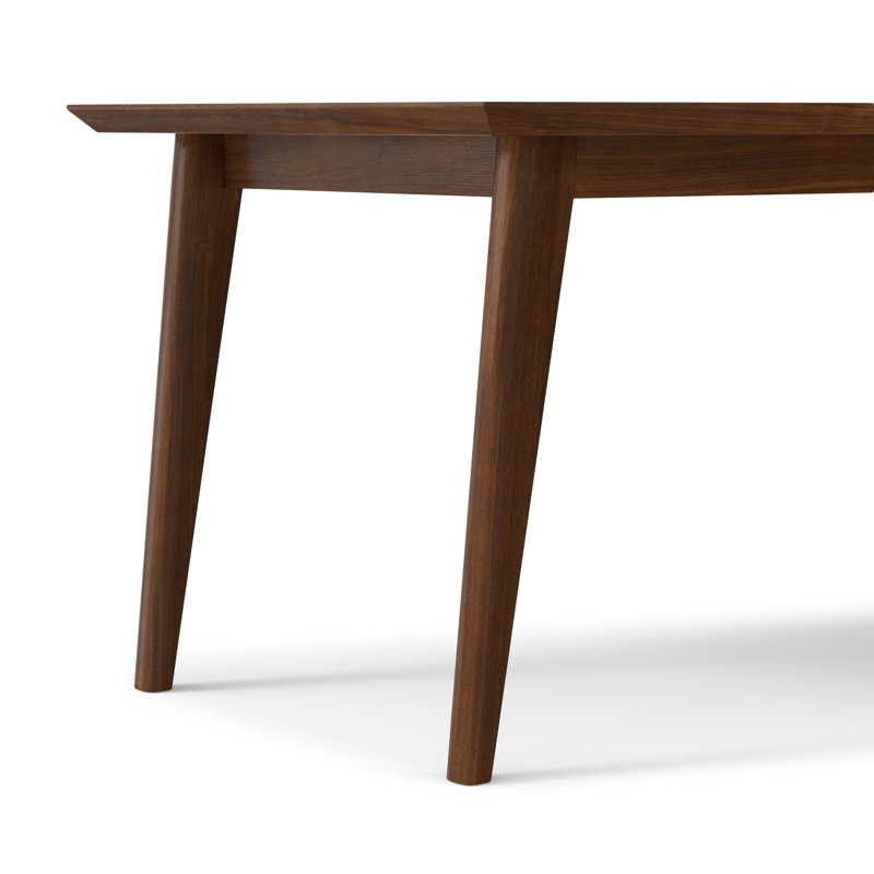 Table de salle à manger Draper, Placage de noyer