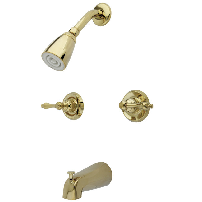 Magellan Tub and Shower Faucet Trim, Polished Brass