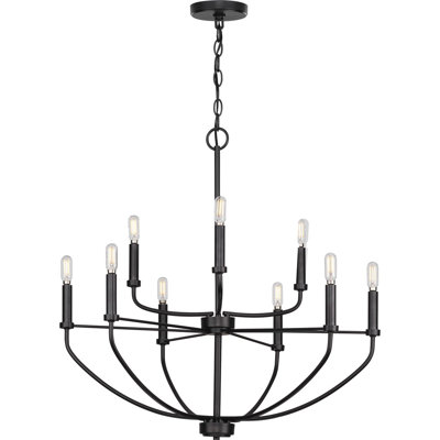 Lustre classique à 9 lumières de style bougie