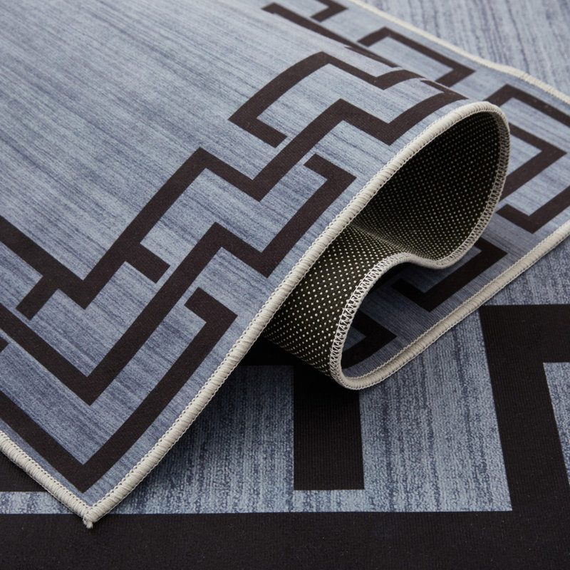 NICO Geometric Machine Tufted Printed Area Rug, Rectangle  80 x 150 cm