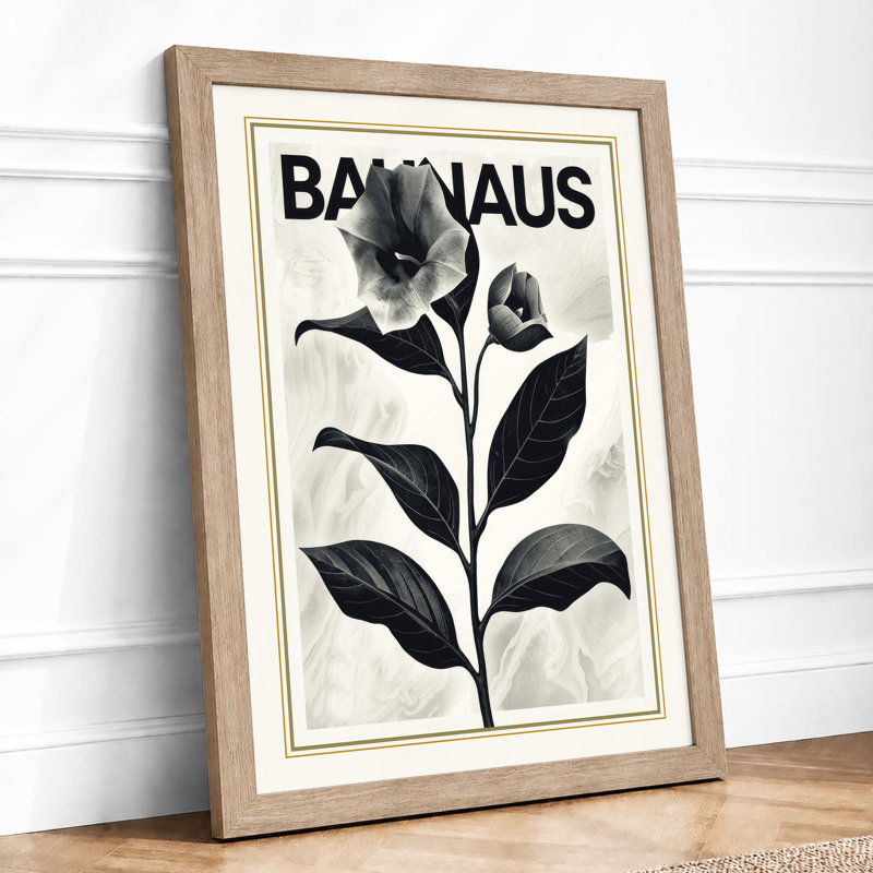 Bauhaus Botanica Botanical - Print, A2 - 59.4 x 42.0 cm, Oak