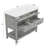Sanda 36" Bathroom Vanity With Ceramic Sink, Drawers & Open Shelf-114531977