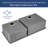 CozyBlock 42'' L Double Bowl Stainless Steel Kitchen Sink
