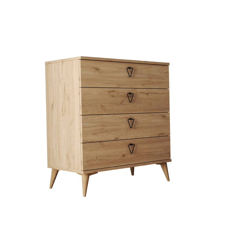 Commode 4 tiroirs Ansela