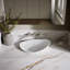 Lavabo de salle de bain vasque en céramique avec trop-plein Veil®-27870972