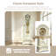 79.53"European-style vintage solid wood old-fashioned pendulum clock
